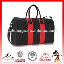 Bolso de tela de encargo del bolso de la bolsa de asas del poliéster del bolso de la tendencia caliente del duffle